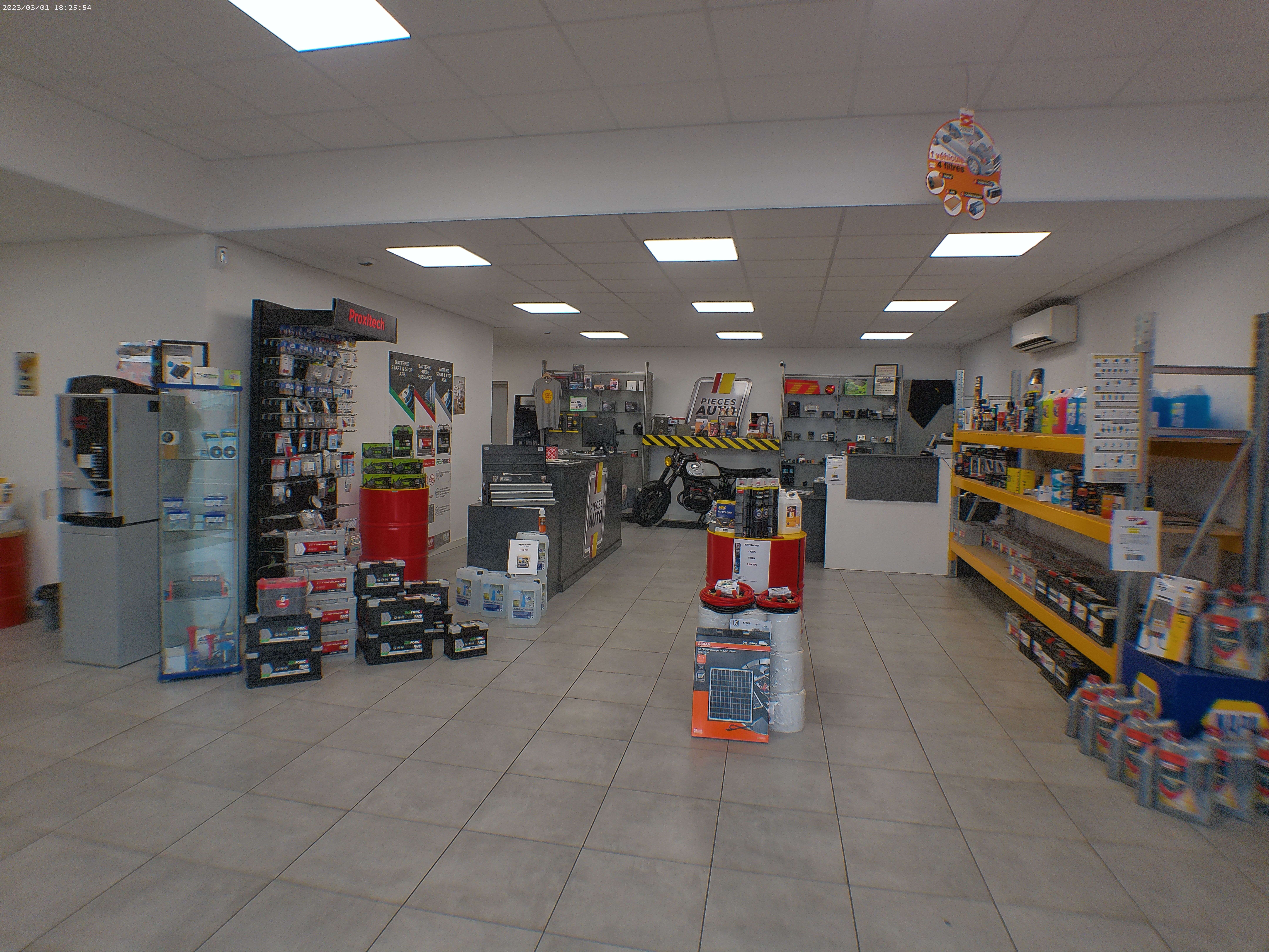 Vue intérieure du magasin